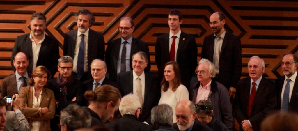 Foto di gruppo dei relatori dello Study Day - Museo del violino Cremona Stradivari Messiah